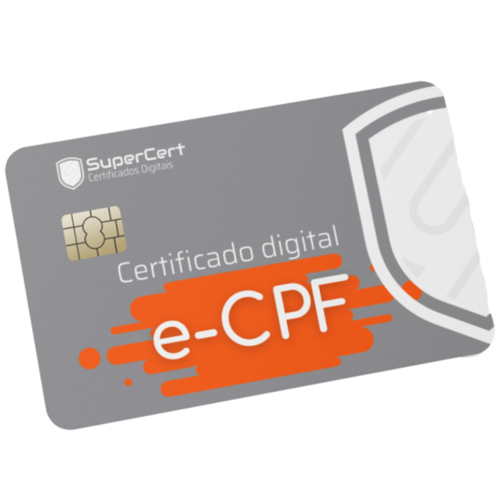 e-CPF cartão Supercert